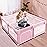 Hiaksedt Baby Playpen for Babies and Toddlers Baby Fence Play Yards for Indoor & Outdoor with Breathable Mesh Anti-Fall (Pink