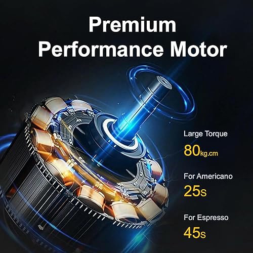 Miniatura 4 de V6 Pro - Molinillo de café eléctrico portátil, 60 ajustes de molienda USB-C recargable, 4400 mAh para café expreso a frío, molinillos de café