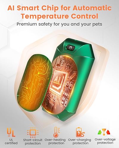 Miniatura 10 de 2 Pack Hand Warmers Rechargeable,Portable Electric Hand Warmers Reusable,USB Handwarmers,OutdoorIndoorWorkingStudyingCampingHuntingGolfPain