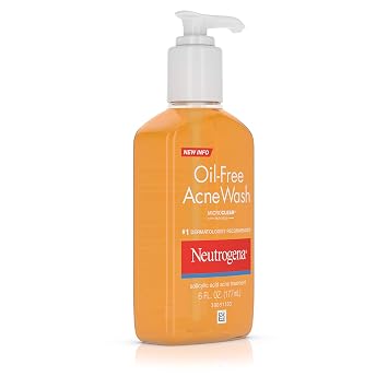 Neutrogena Oil-Free Acne Wash 6 oz ( Pack of 18)