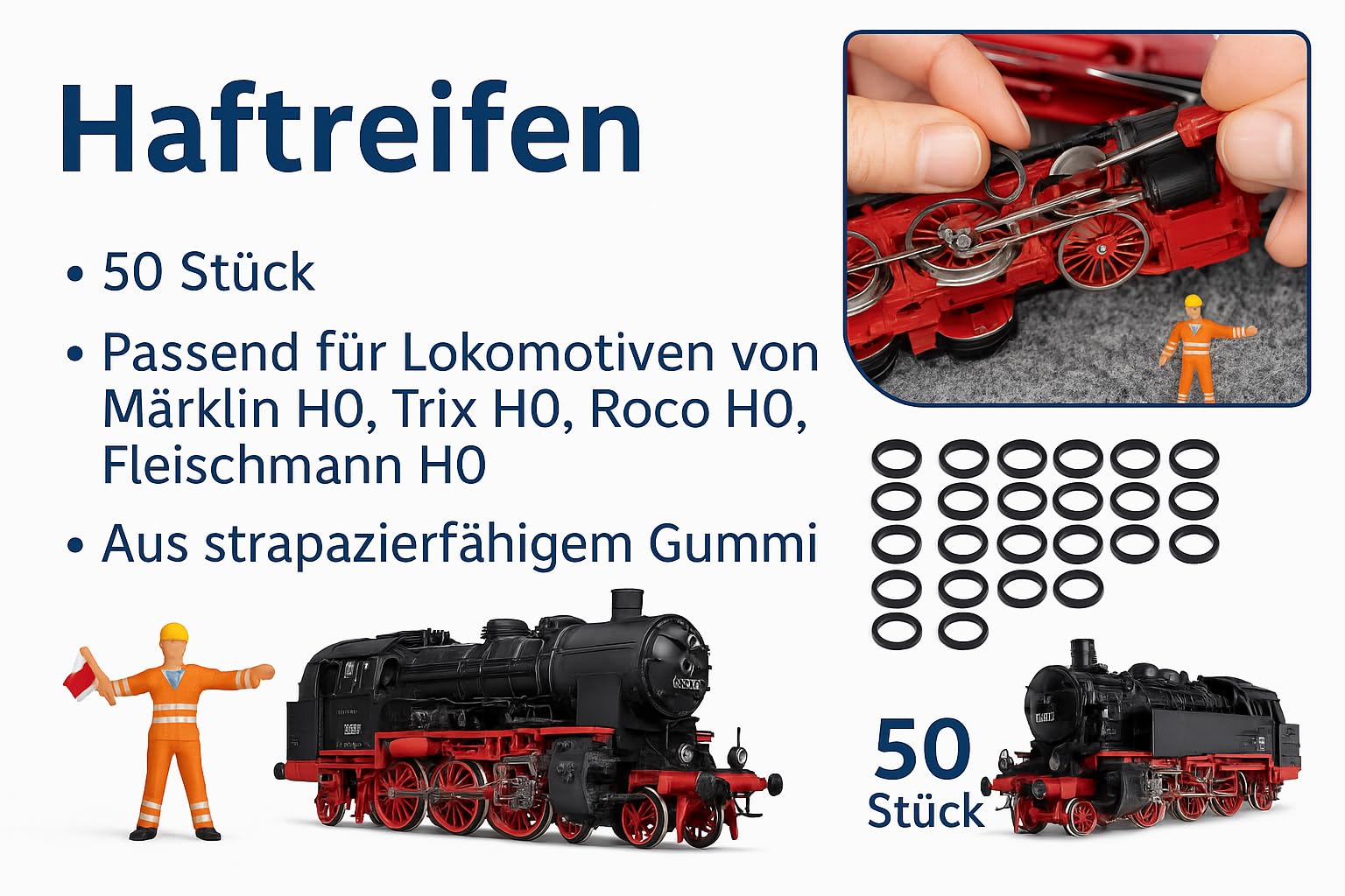 Kit de bandes adhésives pour locomotives Märklin (7153)
