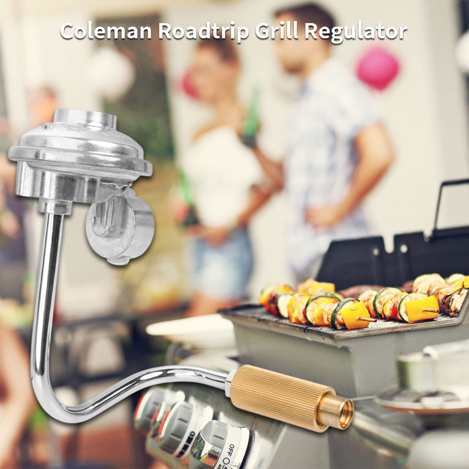 Manguera adaptadora de propano Kit de reemplazo de regulador y Manguera adaptadora de propano de Baja presión Compatible