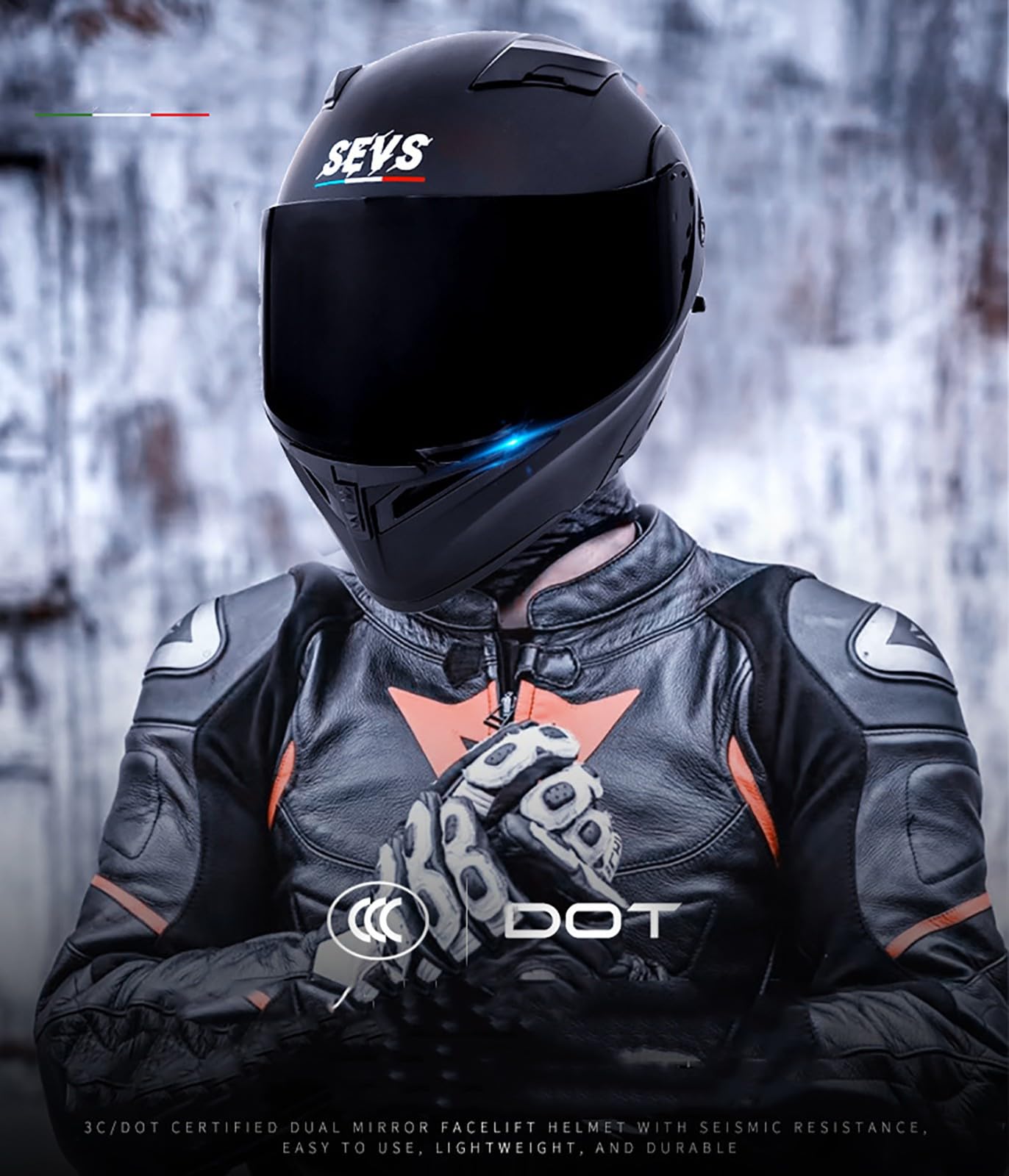 Bluetooth Casco Moto Modular, ECE Homologado Casco Abatible con Antivaho Doble Visera, Micrófono, Carcasa Alta Resistencia, Guantes Cubrecarapara Adultos Carreras Carretera 2,Large