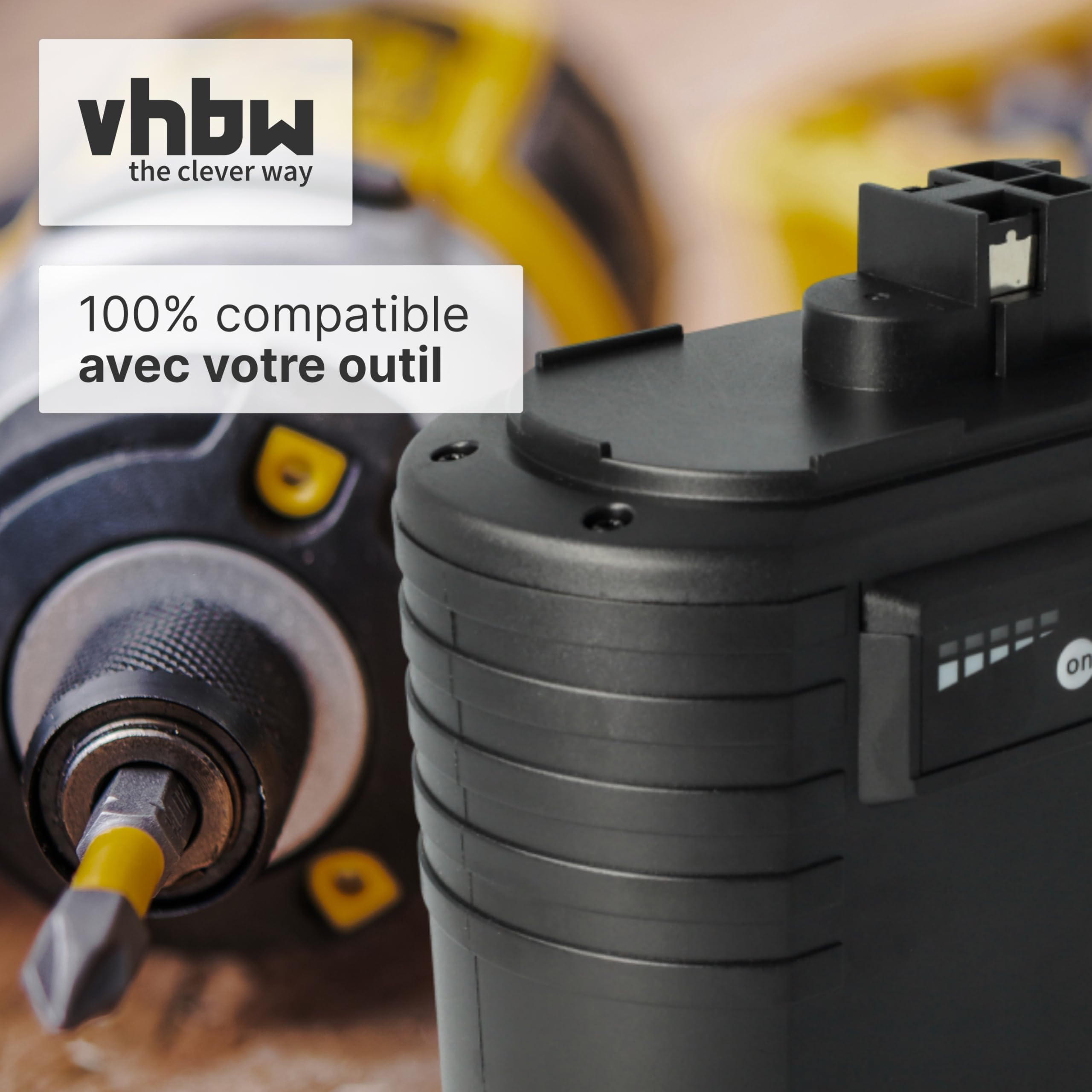 vhbw Batterie Remplacement pour Bosch 2607335097