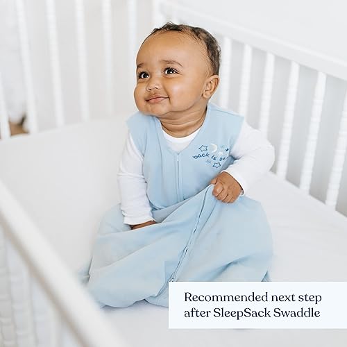 Miniatura 3 de Halo Saco de dormir - Manta de algodón para llevar color azul bebé talla L