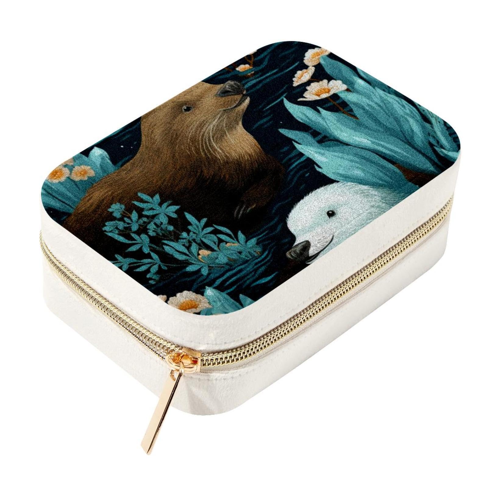 Boîte à bijoux pour filles motif ornithorynque, le cadeau parfait pour ranger ses secrets