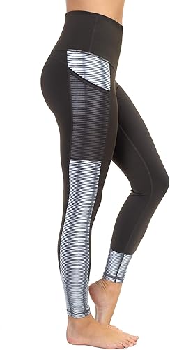 Miniatura 2 de AEKO Yoga Power Flex Fit Pantalones de entrenamiento Leggings de entrenamiento elásticos en 4 direcciones para mujer