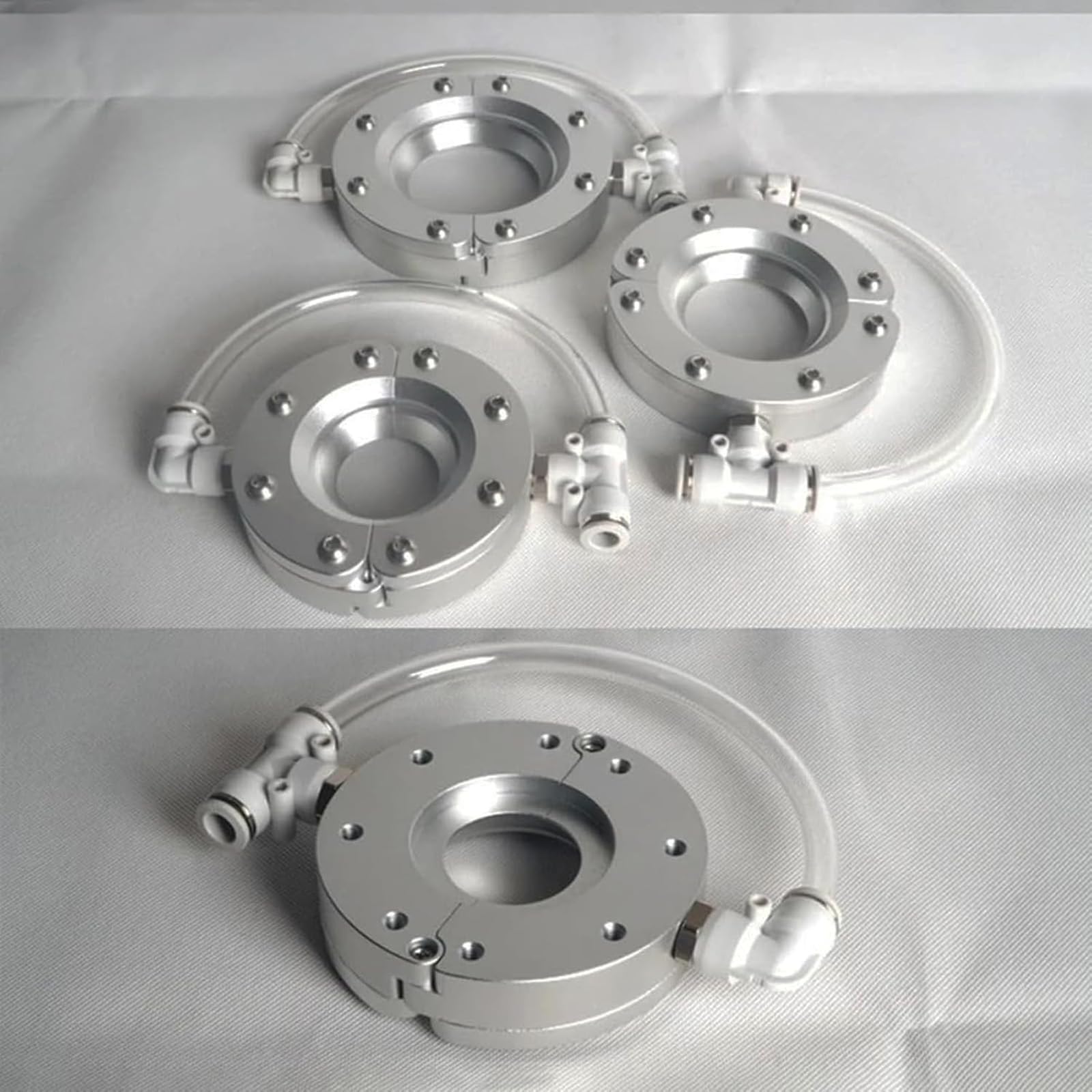 Soplador De Aire Anular, Cuchilla De Viento Anular De 360 ​​Grados, Instalación Dividida, Soplador De Aire De Alta Velocidad De Aleación De Aluminio De 13-203 Mm, para 152mm