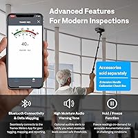 Vista 5 de Tramex Moisture Encounter ME5 Medidor sin clavijas para medir el contenido de humedad en madera, paneles de yeso y materiales de construcción