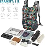 G4Free Lightweight Packable Shoulder Backpack Hiking Daypacks Small Casual Foldable Outdoor Bag 11L