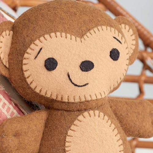 Miniatura 4 de Leisure Arts Libro de costura de animales de fieltro cosido simple