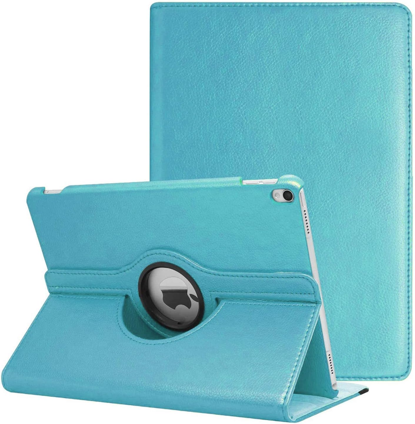 iPad Air (3rd Gen) 10.5" 2019 / iPad Pro 10.5" 2017 Case, 360 Degree Rotating Adjustable Multiple Stand Smart Cover Case with Auto Sleep Wake for Apple iPad 10.5" Case (Sky Blue)