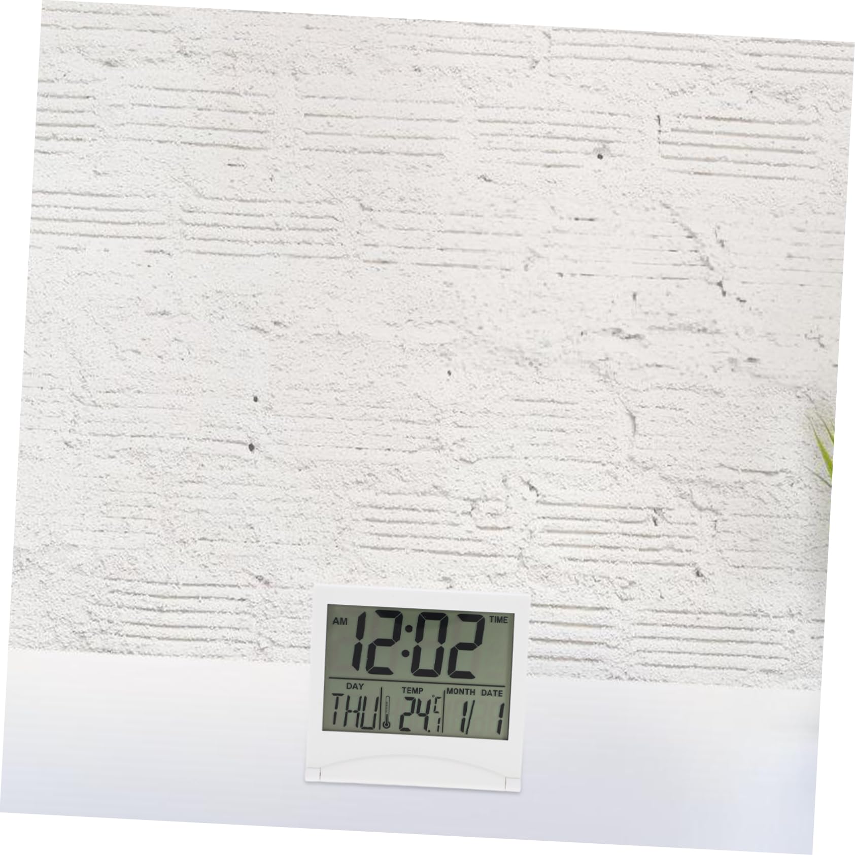 STOBAZA 5 Stück Desktop Alarm Clock Faltbare Elektronische Uhr Multifunktionsuhr mit Kalender und Temperaturanzeige für Schlafzimmer Leicht zu Transportieren