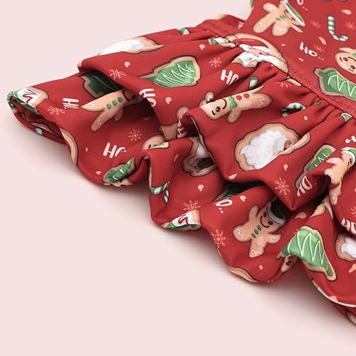 Miniatura 18 de CuteBone - Vestido de terciopelo para perro, falda de leopardo rosa, disfraz de mascota, ropa de gato con lazo, cuerda para el día de San Valentín