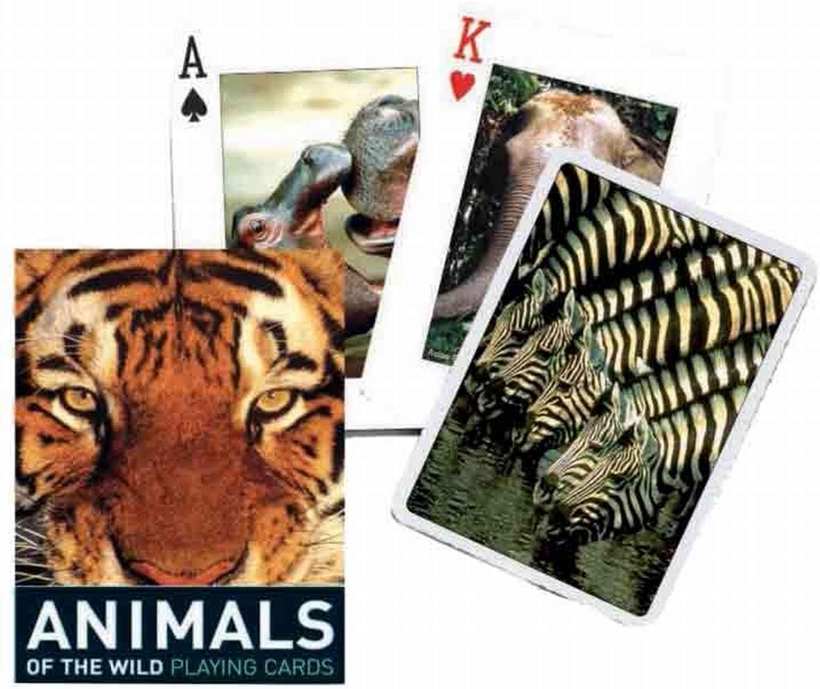 Gibsons Piatnik Playing Cards - Animals of The World