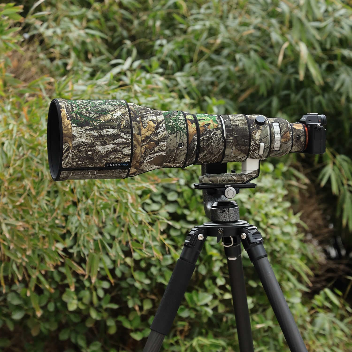 Rolanpro Housse de Pluie Compatible avec Sigma 300-600mm F4 DG OS Sports, Manchon de Protection, étui étanche pour Objectif, modèle #27 Jungle