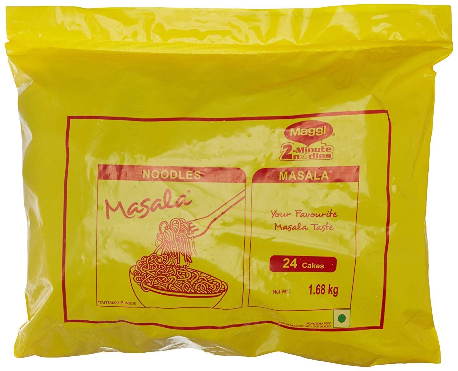 MAGGI 2 Min Noodles, 1.68Kg, Vegetarian, Pack of 1, Multicolour