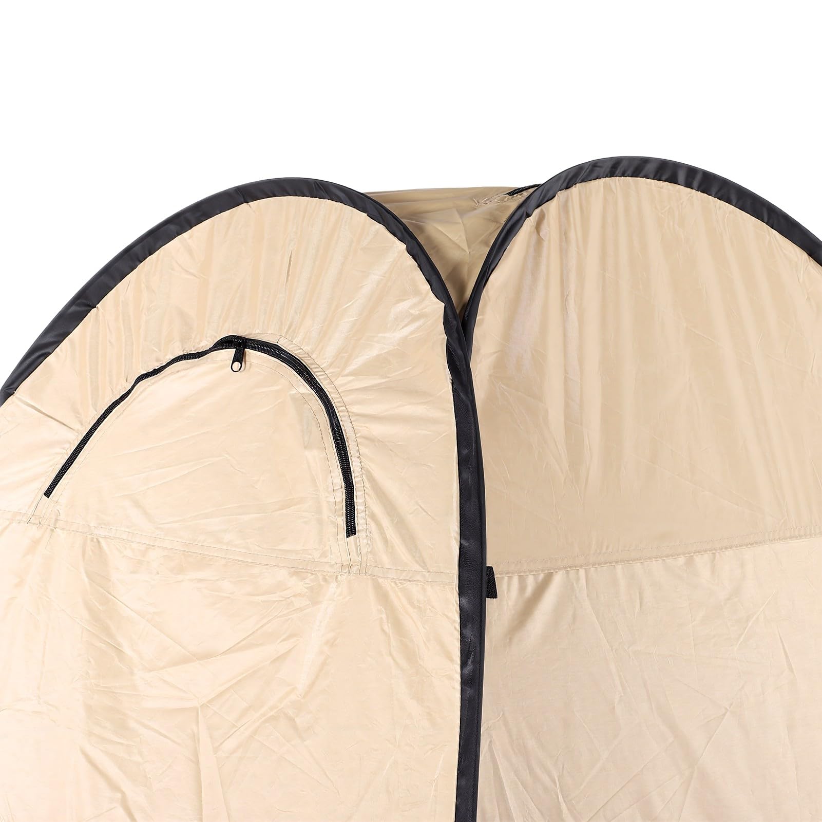 Naroote Tenda da Doccia per Esterni Tenda Fasciatoio Portatile Rivestita Nera per Campeggio con Tessuto Impermeabile 59,06x59,06x74,80 Pollici (Cachi)
