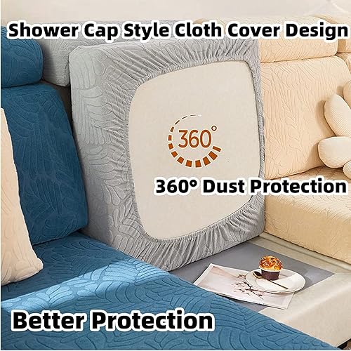 Miniatura 3 de Fundas mágicas para sofá, fundas de sofá mágicas para interiores, funda universal resistente al desgaste, elástica para fundas modulares (textura