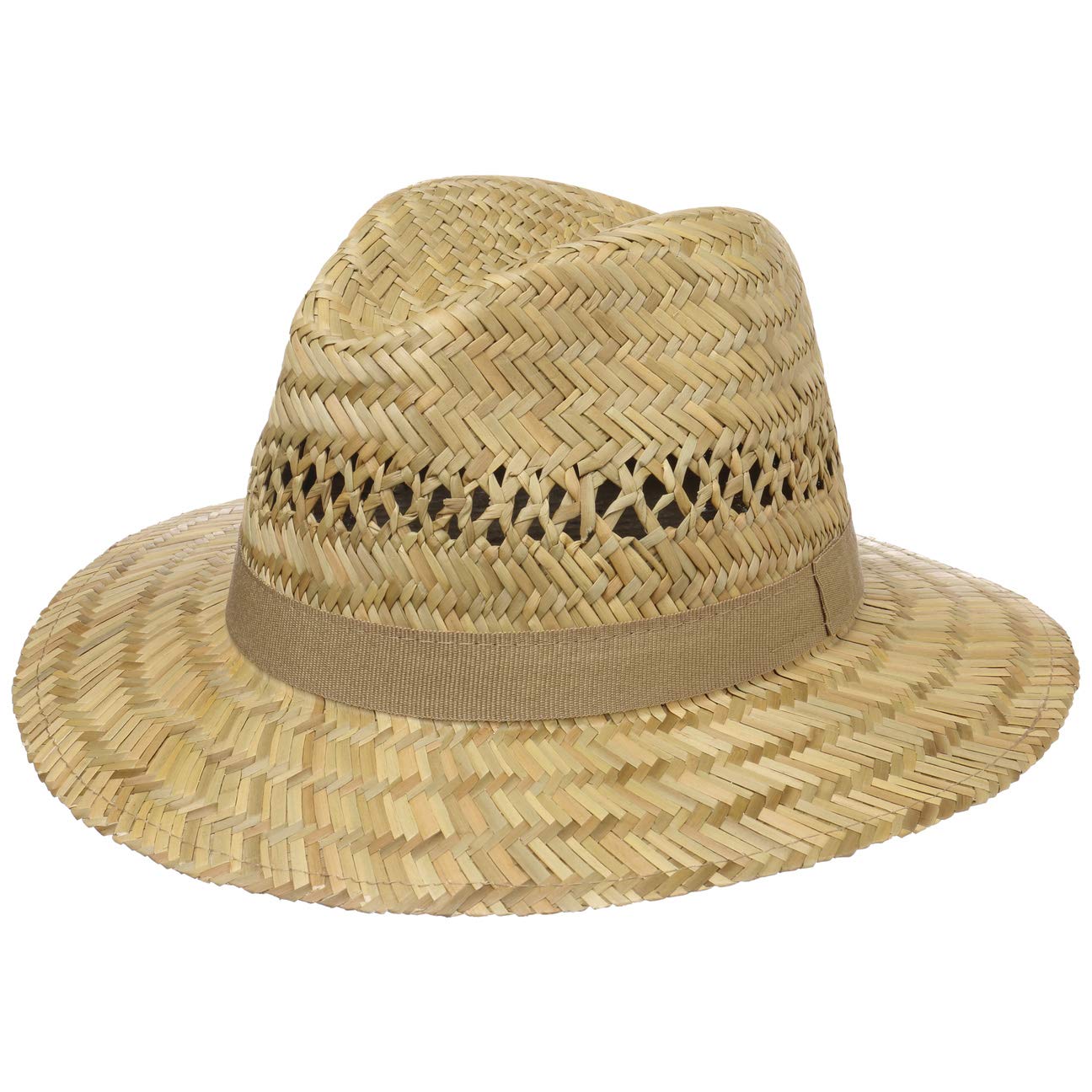 Lipodo Classic Traveller Straw Hat Men Nature 6 3/4-6 7/8