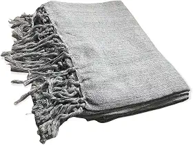 Manta Para Sofá 3 Lugares 2,40x1,80 (Cinza Mesclado)