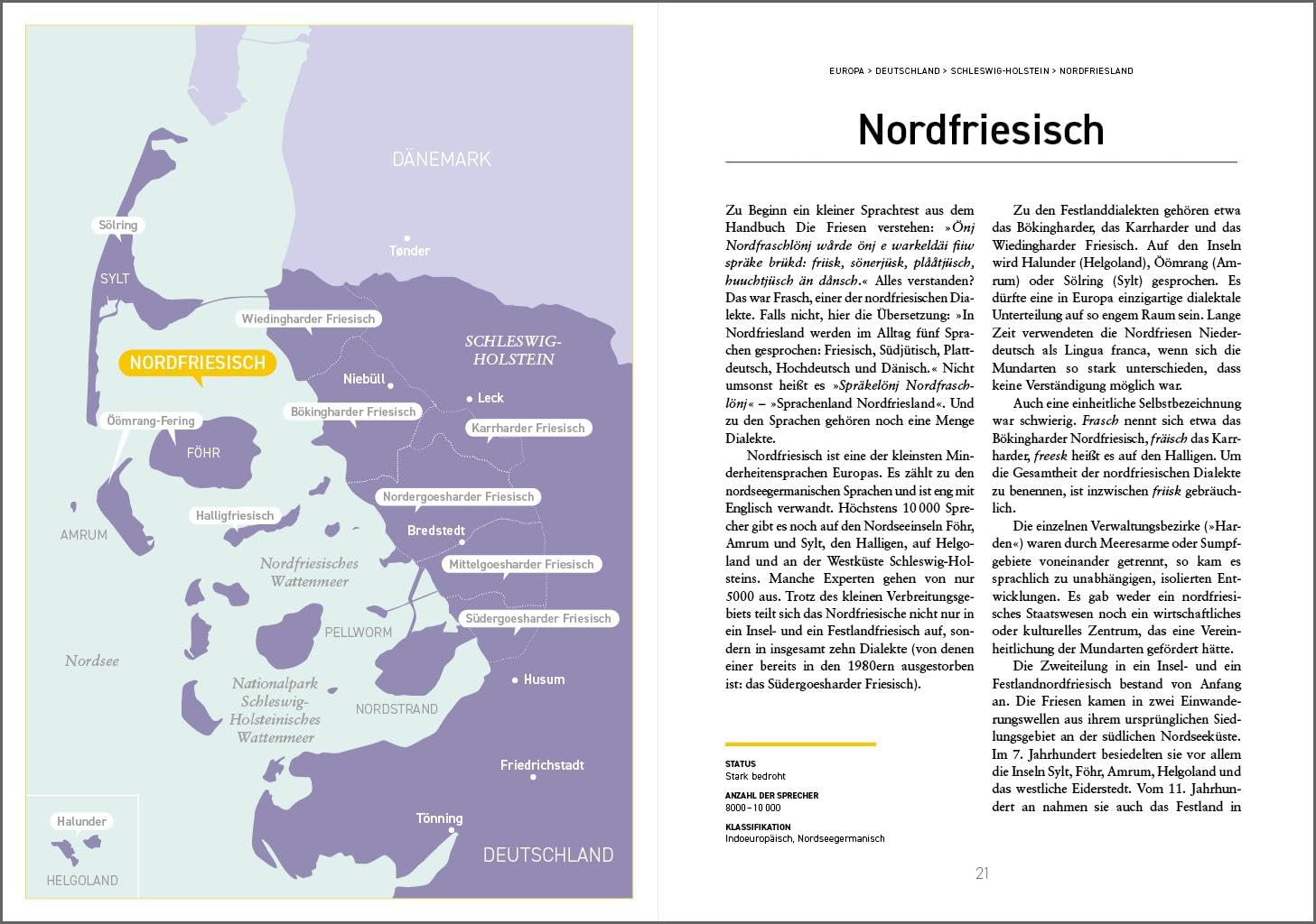 Atlas der vom Aussterben bedrohten Sprachen: Von Nordfriesland bis nach Amazonien