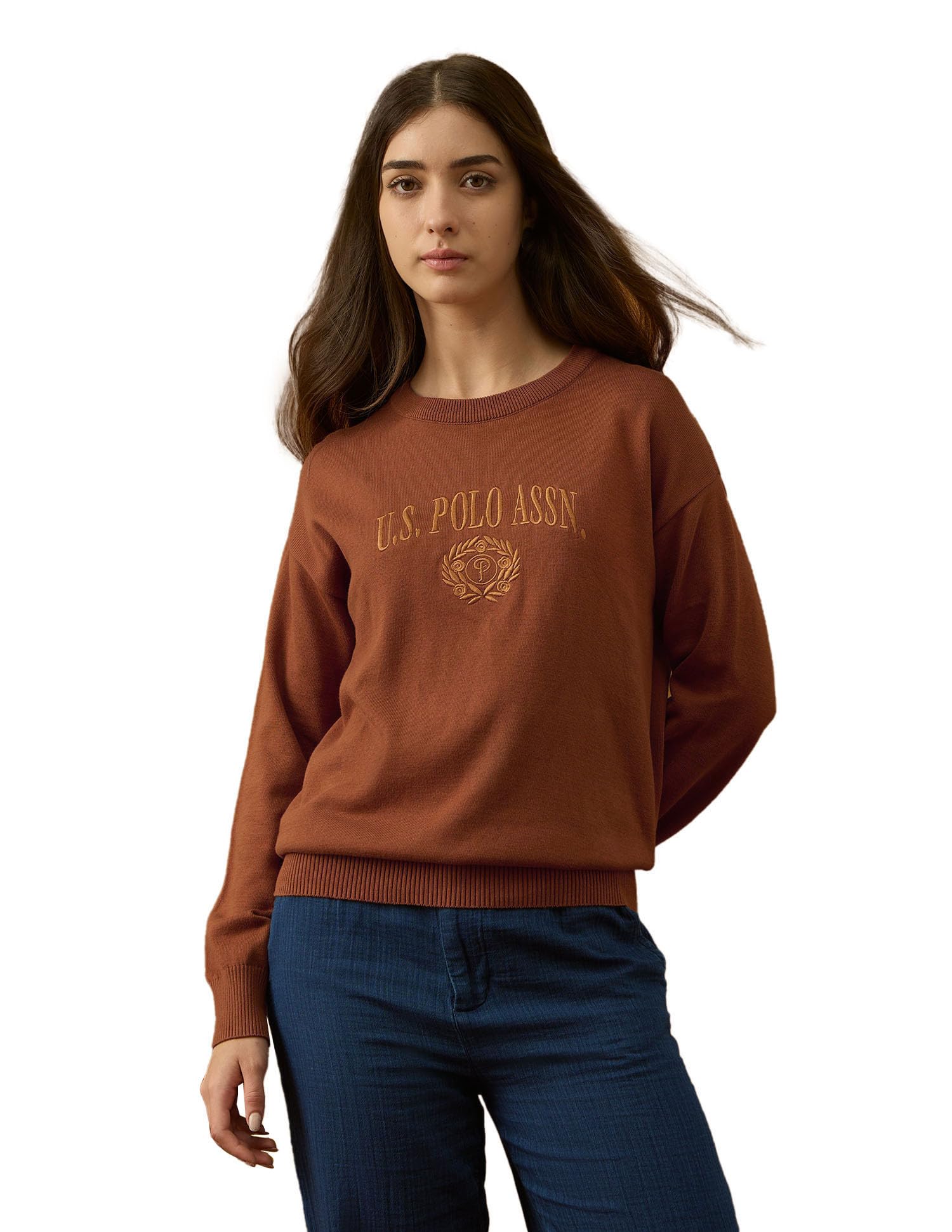 u.s. polo assn. Women's Cotton Casual Sweater (UWAW25SWE209-picture-32