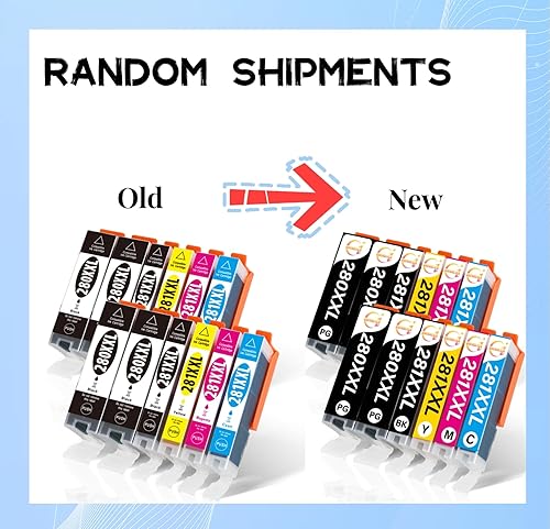 Miniatura 7 de PGI-280XXL CLI-281XXL - Cartucho de tinta compatible con Canon 280 281 XXL para PIXMA TR8520 TR7520 TS6120 TS6220 TS6320 TS8120 TS8220 TS9120 TS9520