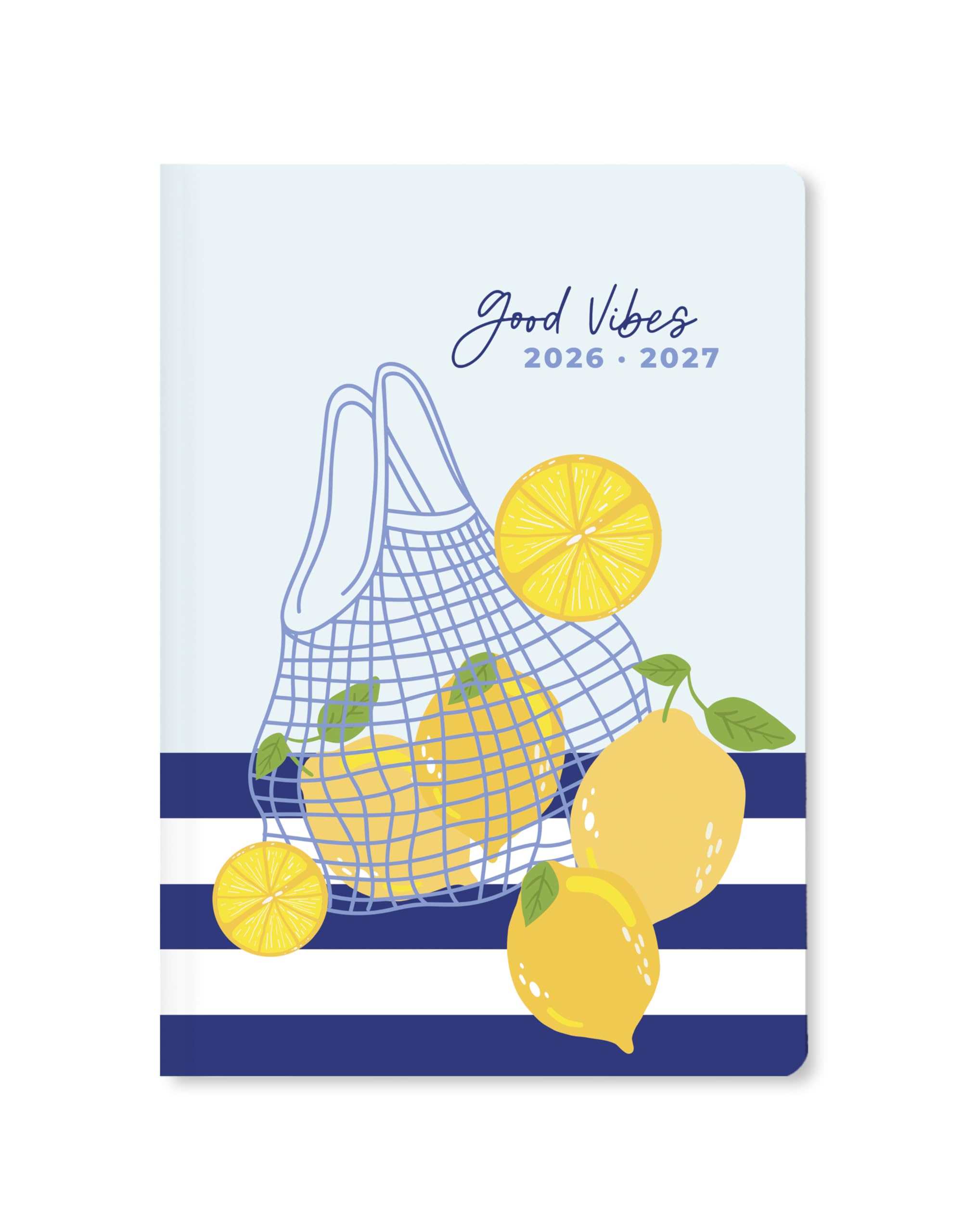 Letts of London Citrus A5 Academic 2026/2027 day to a page with appointments diary - Good Vibes 27-031977