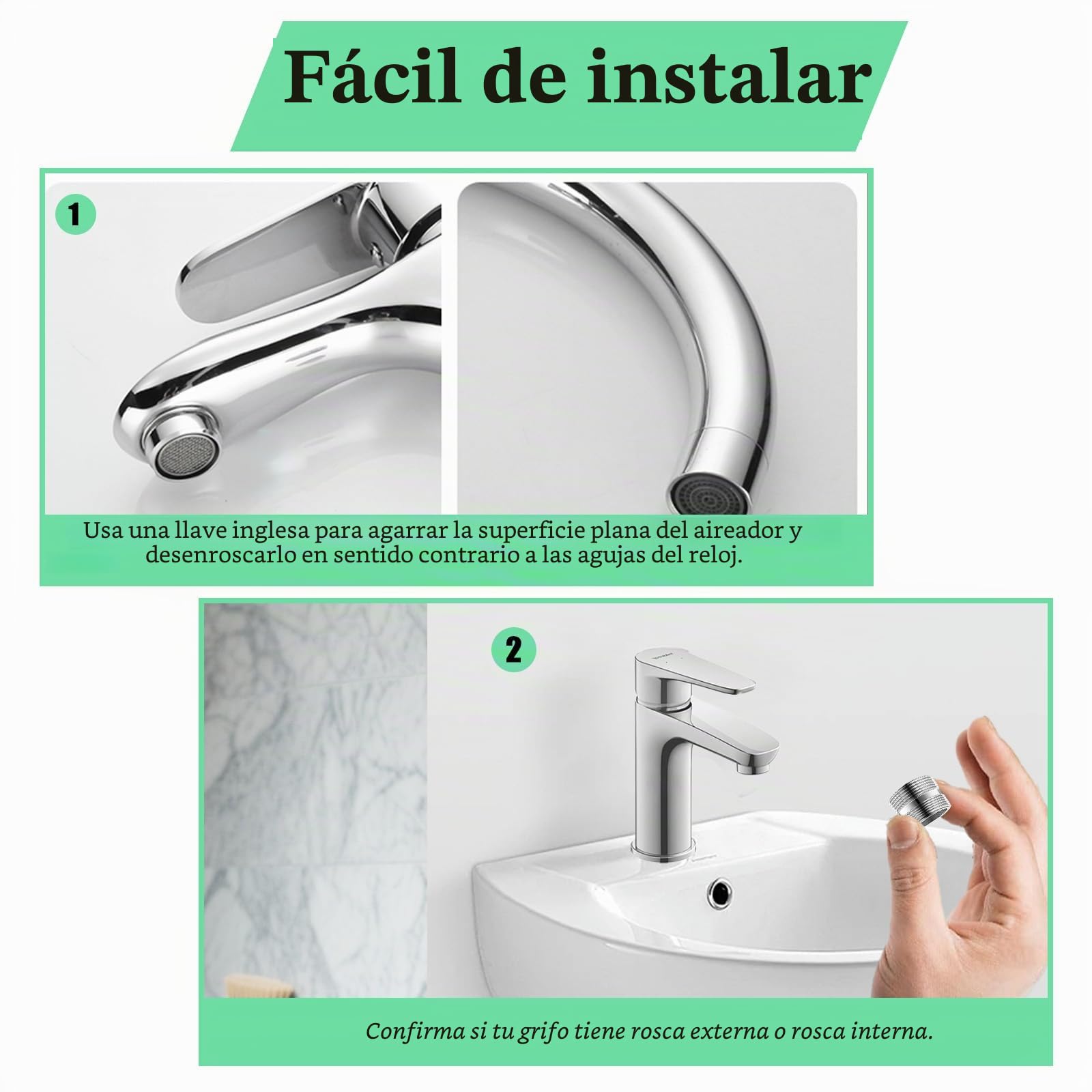 GETRICH 16 Piezas Adaptador Grifo de Metal con 32 Juntas Conexión de Aireador de Grifo Adaptador de Metal para Filtro de Agua para Conexión de Manguera de Jardín Filtro de Agua Fregadero