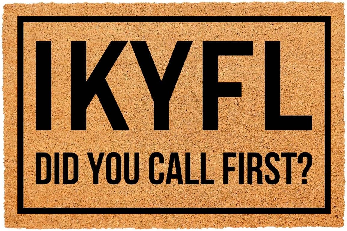 Did You Call First Mat Front Door Mat for