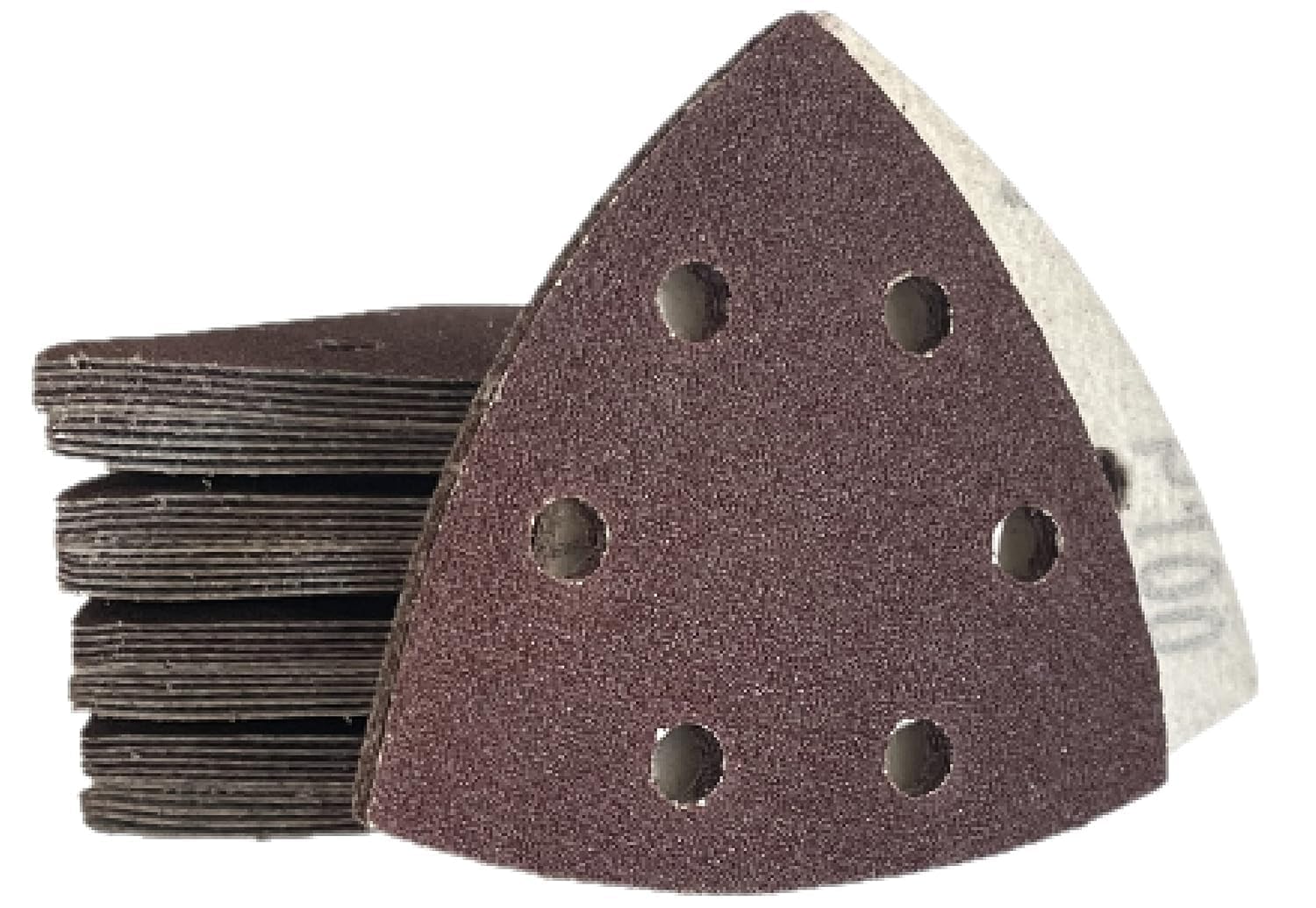 Schleifpapier Dreieckschleifer | Mix-Pack Korn | 30 Stück | Schleifpapier Klett | Deltaschleifer Schleifpapier | Schleifdreiecke 93x93x93 | Grob Schleifen Set (Mittel Mix 80/120 / 240)