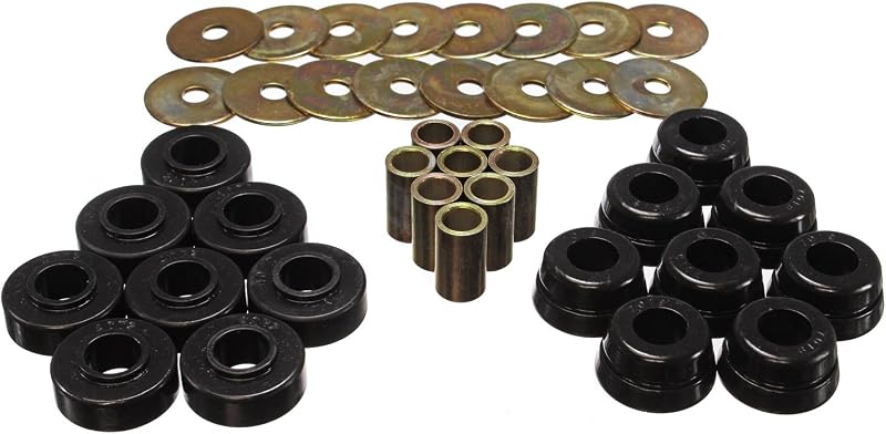 Kit de buchas de carroceria Energy Suspension 3.4126G com ferragens para GM – 1 conjunto