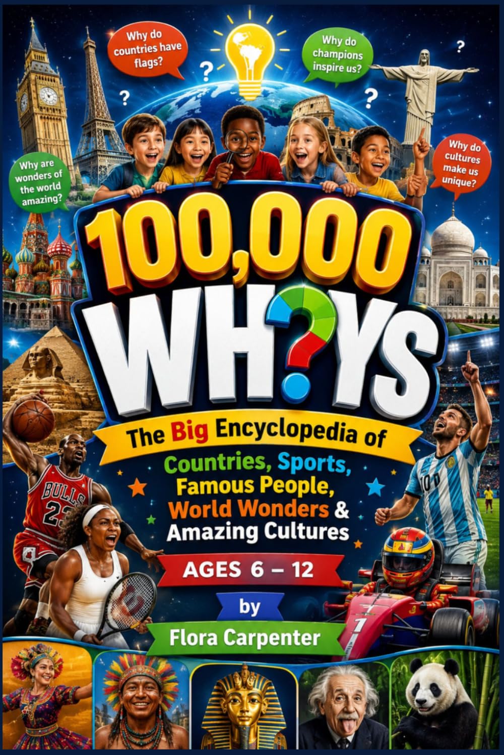 100,000 WHYS The Big Encyclopedia of Countries, Sports, Famous People, World Wonders & Amazing Cultures AGES 6 – 12