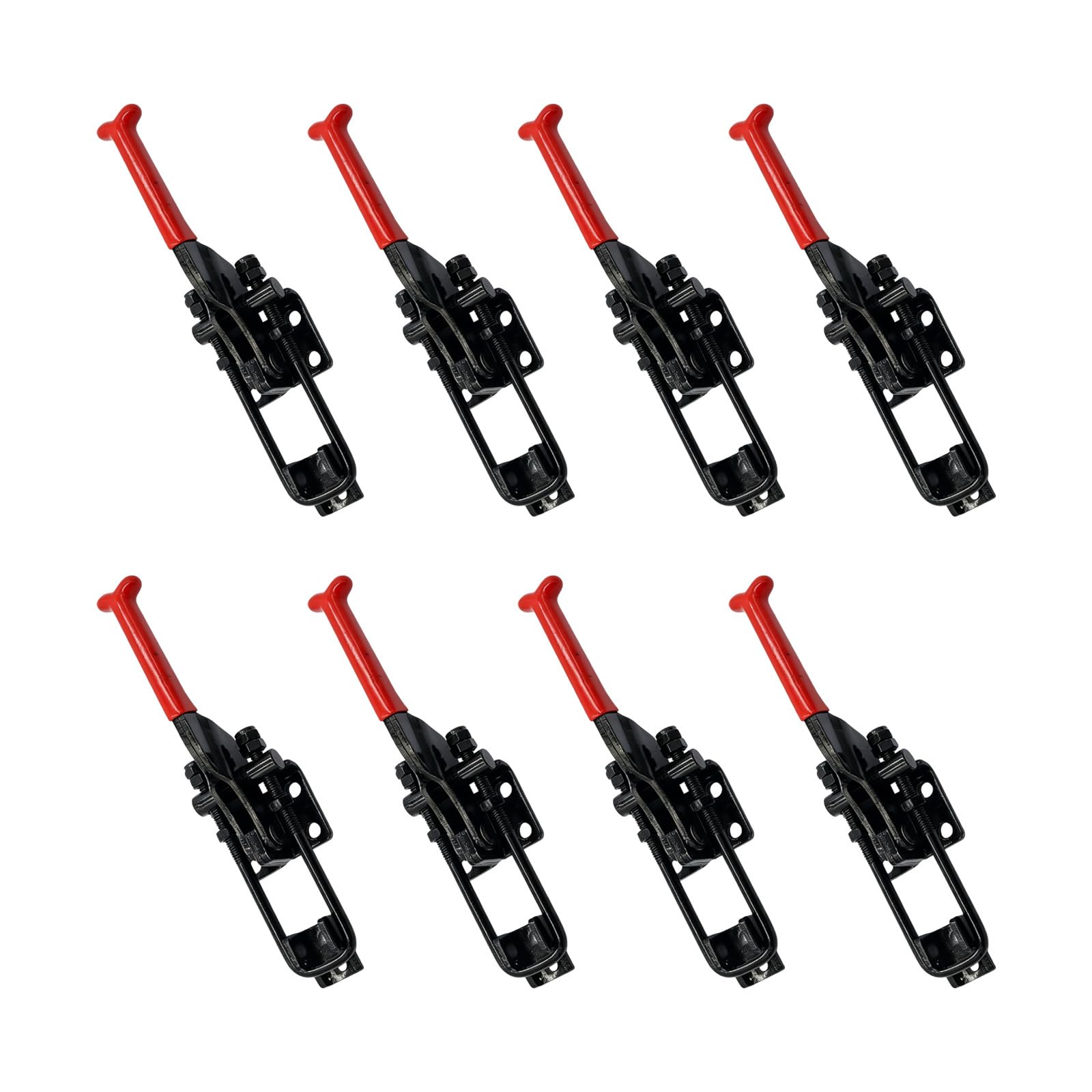 Snorvixre Black Plated Multipurpose Heavy Duty Toggle Clamps Erosion Resistant Toggle Latches Clamps Suitable For Storage Boxes & Furniture Strong Change Secure Clamp