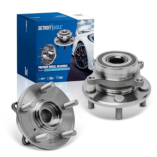 Miniatura 26 de Detroit Axle - Bujes de cojinete de rueda delantera 4WD para Ford Ranger Mazda B4000 B3000 [5-Lug] Juego de cojinetes de cubo de rueda de repuesto,