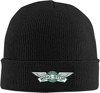 ATOMDEAM Knitted Hat Woolen Hat Warm Fashion Outdoors_Wingstop¡¥Restaurants¡¥Logo_Sleeve Cap Unisex