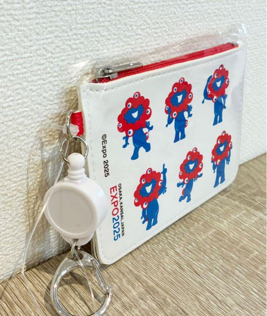 EXPO2025 大阪万博 ミャクミャク リール付き パスケース