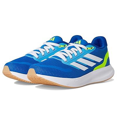 adidas Kids Run Falcon 5 Shoes (Big Kid) Kids Shoes Bright Royal/White/Lucid Lemon