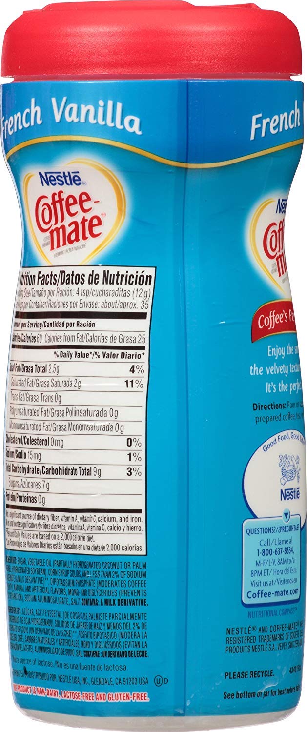 Nestle Coffee-Mate French Vanille (425 g) - Lot de 2
