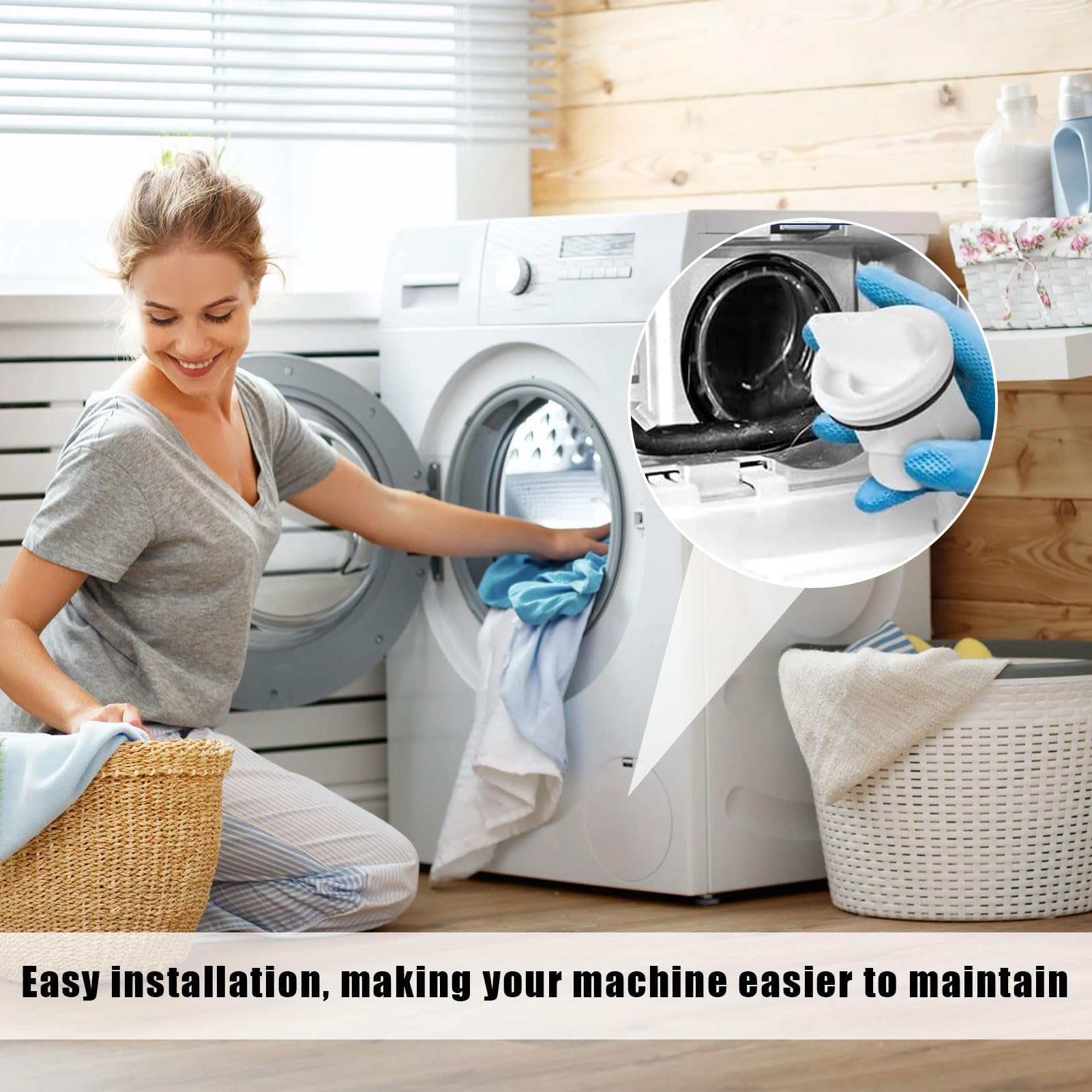 Filtre à Peluches - Filtre à Peluches Pour Machine à Laver - Convient Pour Siemens