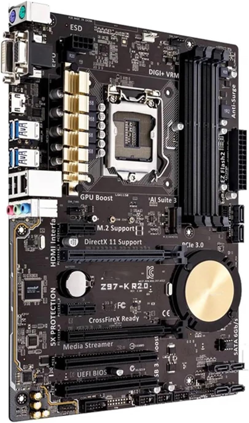 Motherboards Fit for Asus Z97-K R2.0 Desktop Motherboard Z97 Socket LGA 1150 I7 I5 I3 DDR3 32G SATA3 ATX Original Disassembly