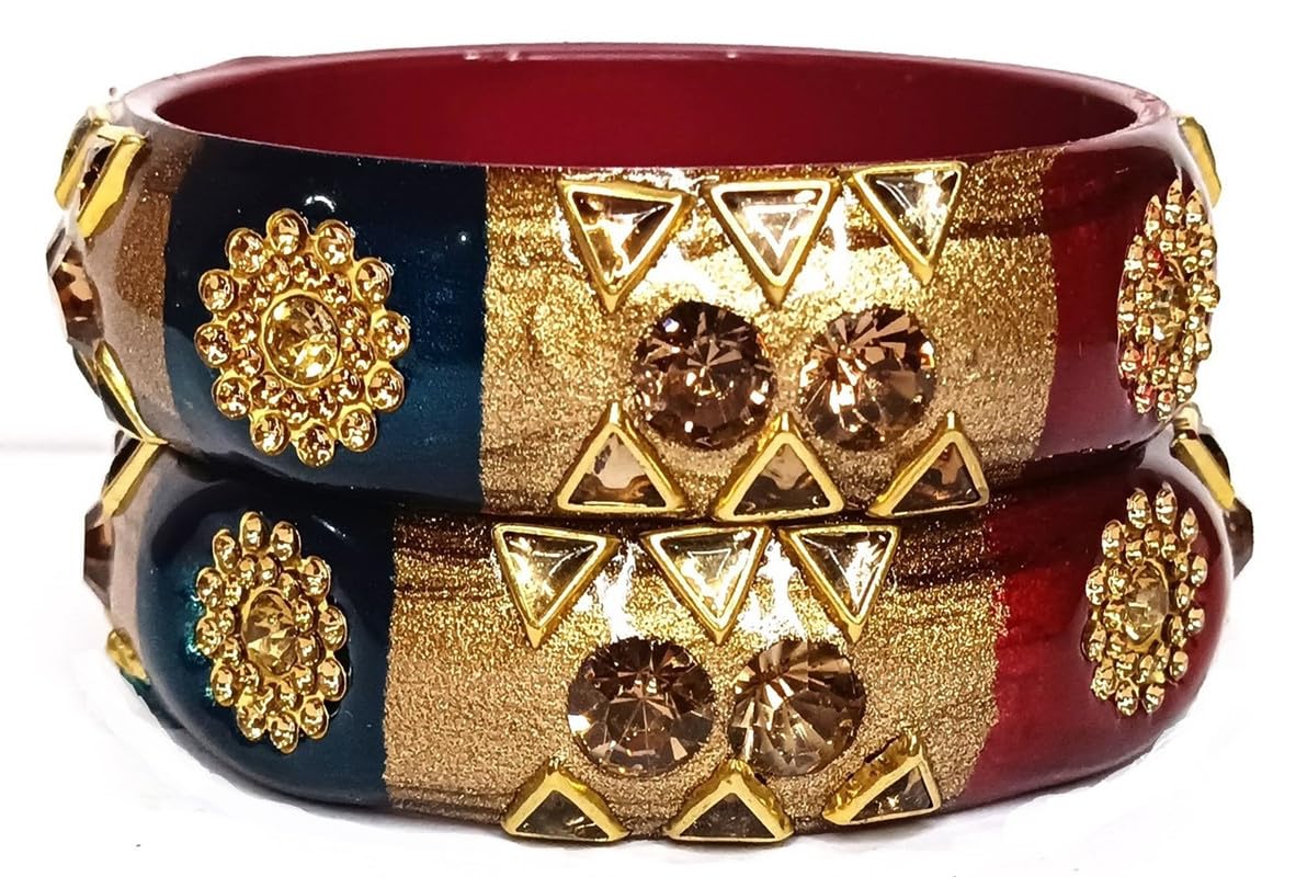 See full amazon price history chart for Anshi Creations Traditional Handmade beautiful design Printed Kada Lac/Lakh bangle set (Pack of 2) Anshi Creations Traditional Handmade beautiful design Printed Kada Lac/Lakh bangle set (Pack of 2) (B0DCB75K6N) Amazon Price History, Amazon Price Tracker