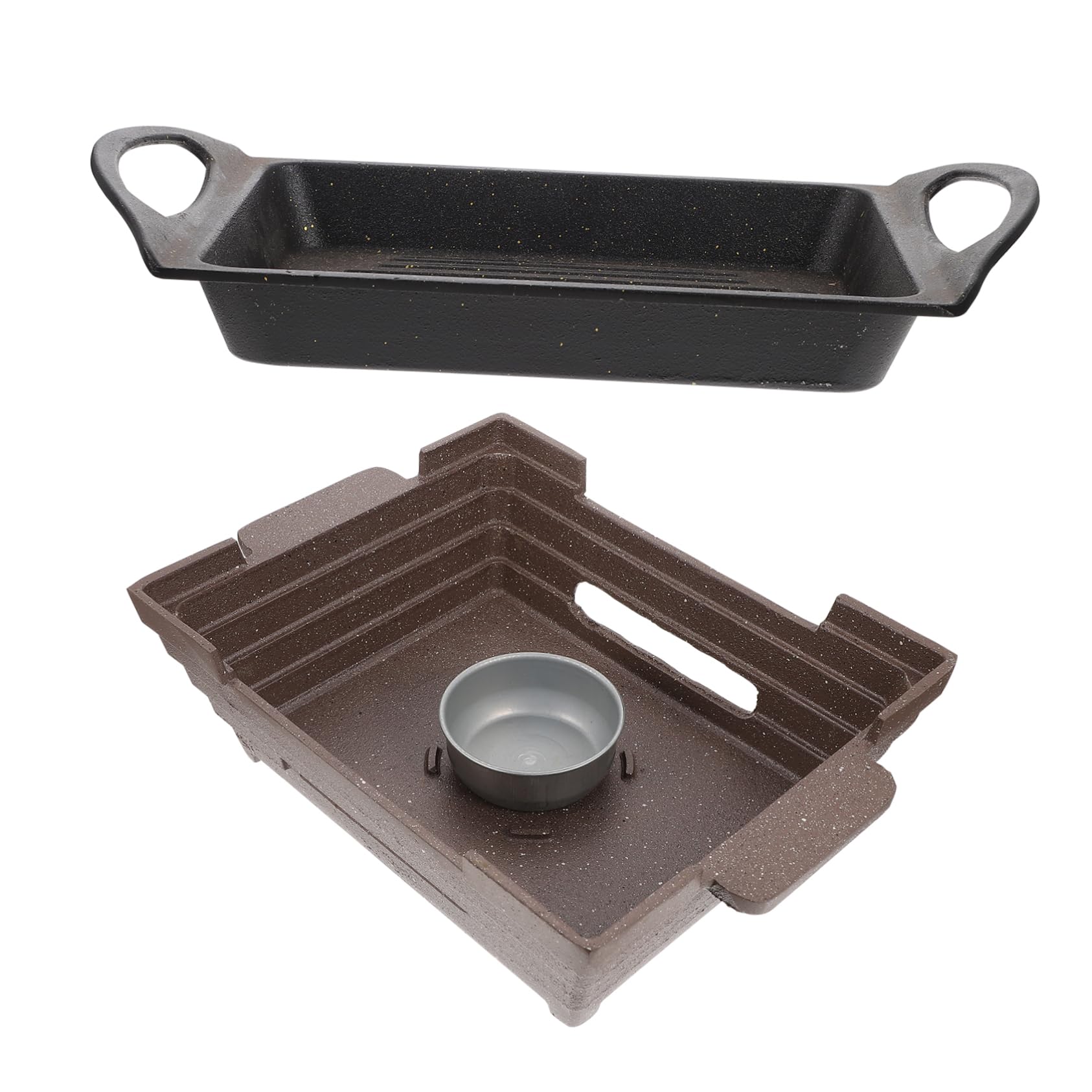 BRIGHTFUFU Grilled Fish Stove Camping Bbq Tool Aluminum Bbq Grill Outdoor Stove for Outdoor