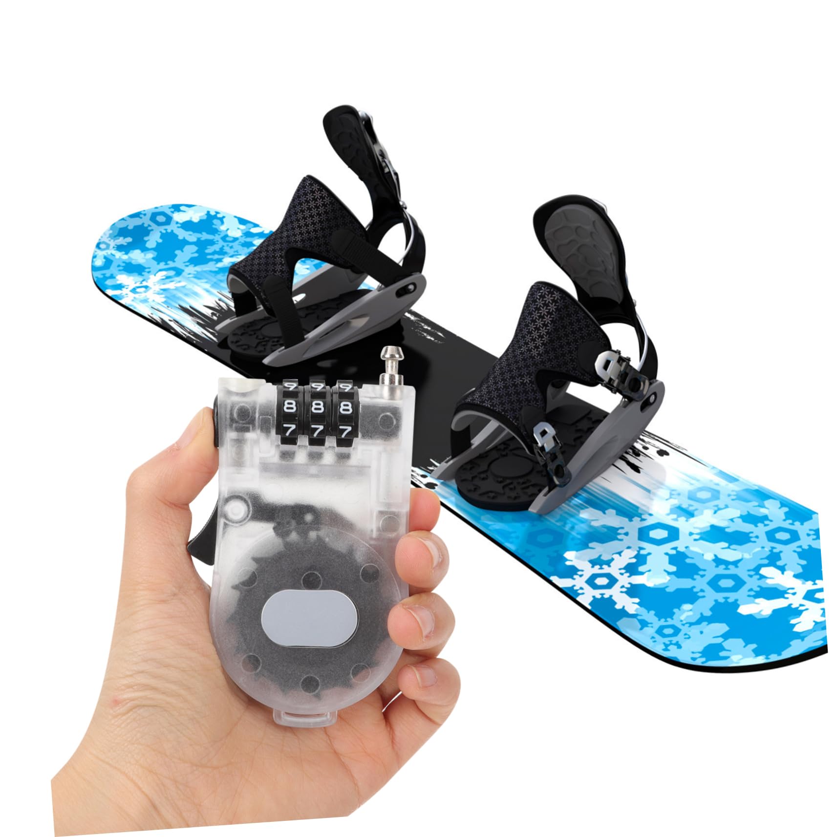 BESPORTBLE Lot De 5 Antivols À 3 Combinaisons Pour Snowboard Et Scooters