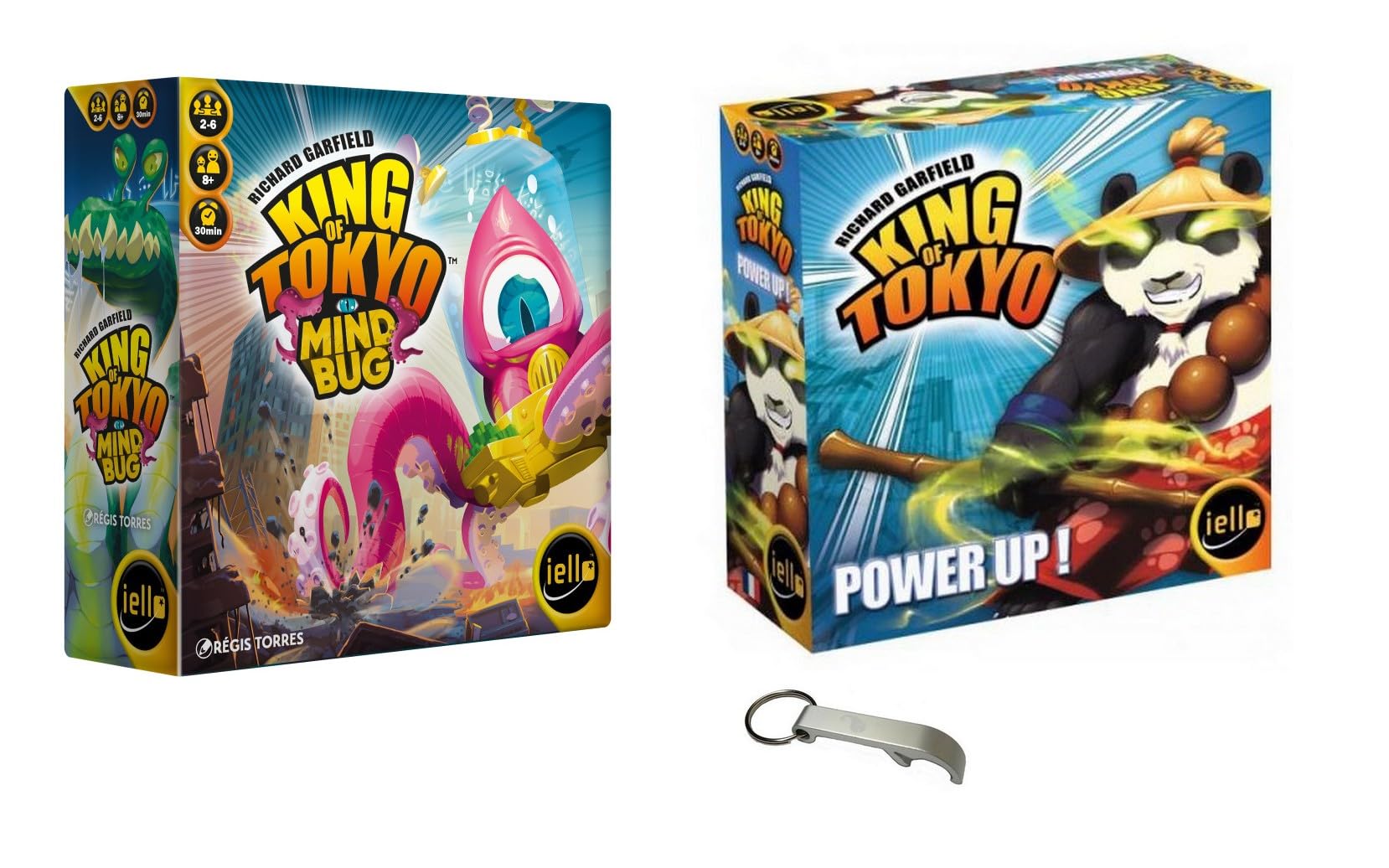 Blumie Shop Zestaw rozszerzeń w języku francuskim dla króla Tokio: Power Up + Mind Bug + 1 Decap