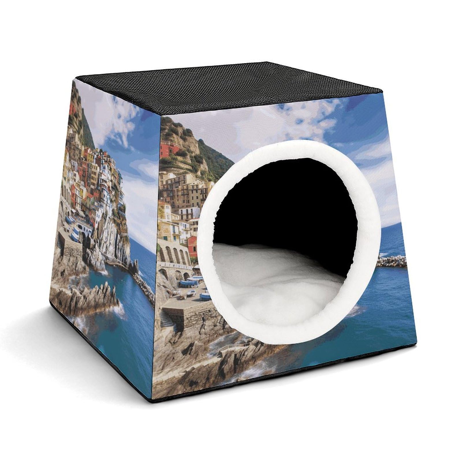 Cabane pour animaux de compagnie Cinque Terre pour chats d'intérieur