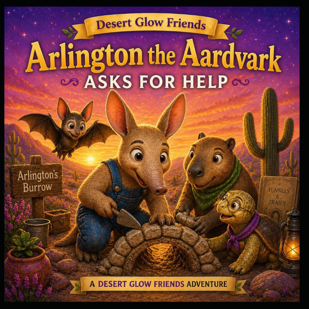 Arlington the Aardvark Asks for Help (Desert Glow Friends)