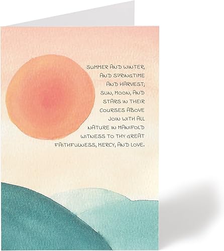 Miniatura 3 de Hymns By Hannah - Juego de 4 tarjetas de notas con sobres y sellos adhesivos para sobres, tarjetas de notas de 4 x 6 pulgadas, interior en blanco,