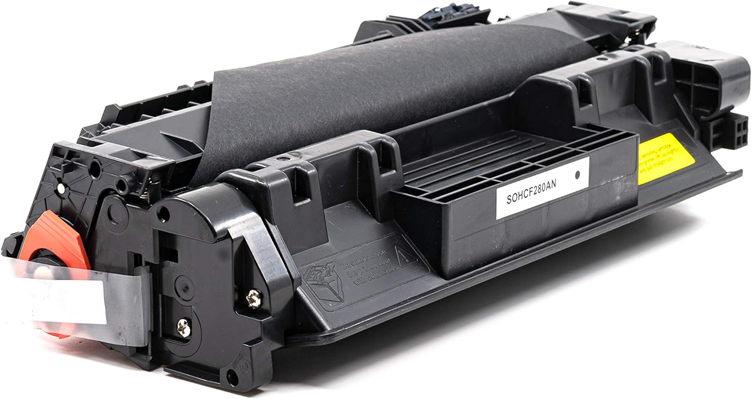 Compatible Toner Cartridge Replacement for HP 80A / CF280A (Black,1 Pack)